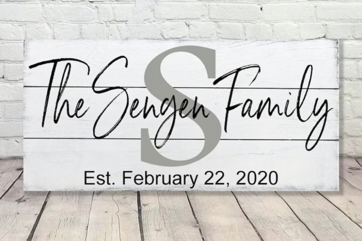 Sign by rustically inspired!

Wedding sign | last name sign | gift for wedding | engagement gift | gift for couple | bride to be | bridal shower  

#LTKGiftGuide #LTKunder50 #LTKwedding
