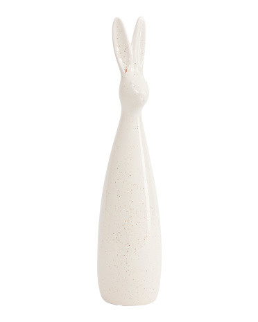 Handmade In Portugal 17.75in Reactive Glaze Ceramic Rabbit | TJ Maxx