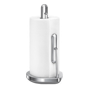 simplehuman® Paper Towel Holder Brushed Stainless | The Container Store