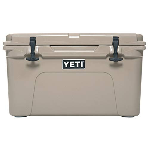 Yeti Tundra 45 hard cooler in desert tan