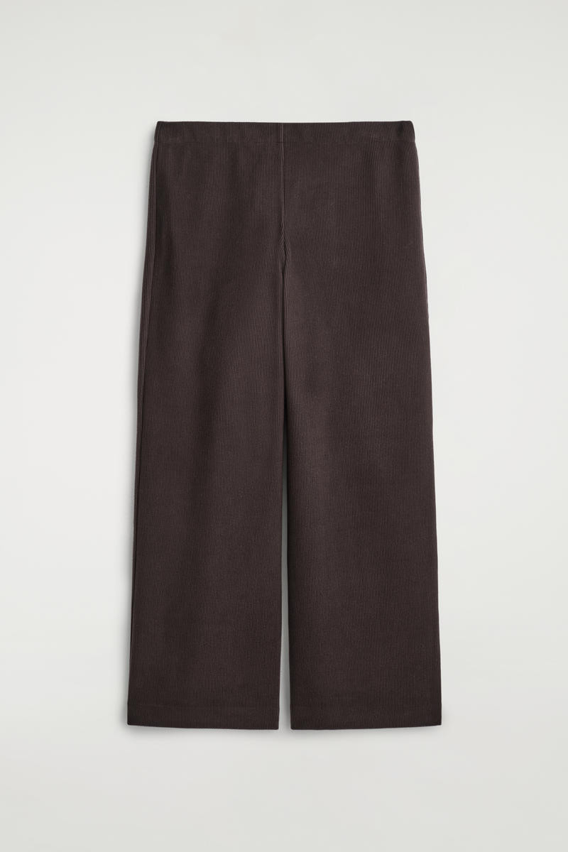 Corduroy Wide-Leg Trousers in Brown | COS UK