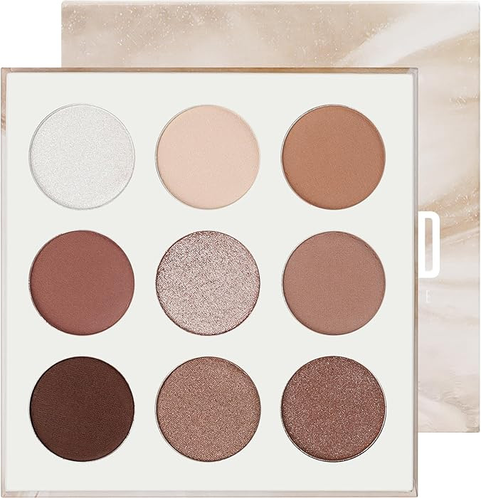 docolor Neutral Eyeshadow Palette 9 Colors Nude Brown Eyeshadow Palette Eye Shadow Palette Makeup... | Amazon (US)