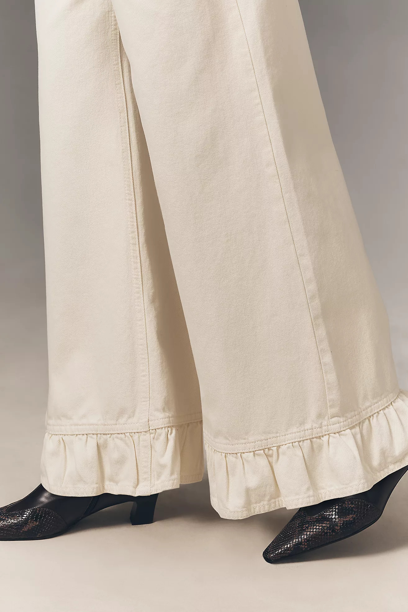 Pilcro Scandi Mid-Rise Wide Leg Jeans | Anthropologie (US)