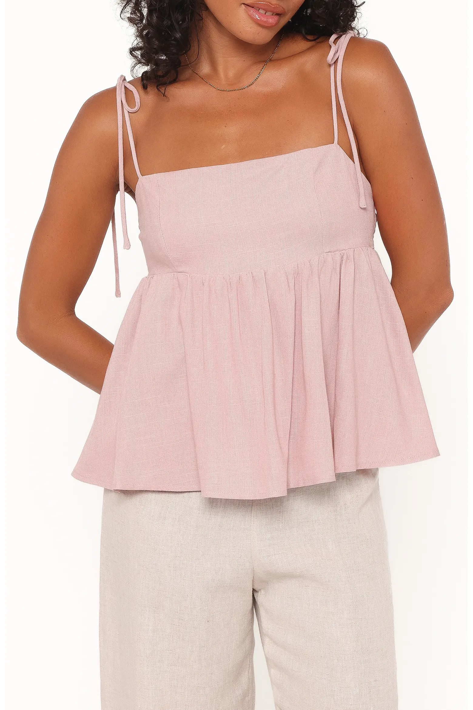 Zephyra Tie Strap Babydoll Camisole (Women) | Nordstrom | Nordstrom