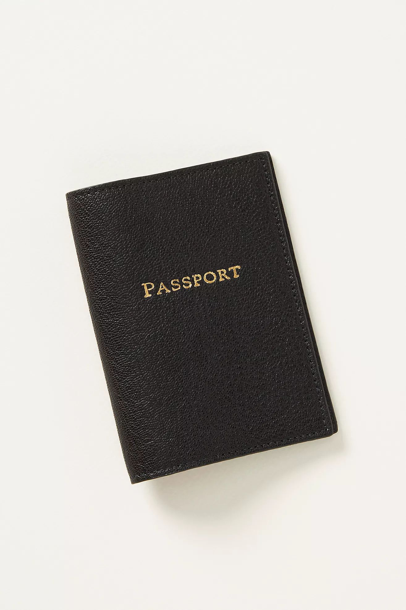 Wanderer Contrast Leather Passport Holder | Anthropologie (US)