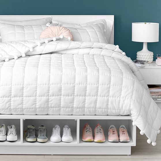 Pom Pom Quilt & Sham | Pottery Barn Teen