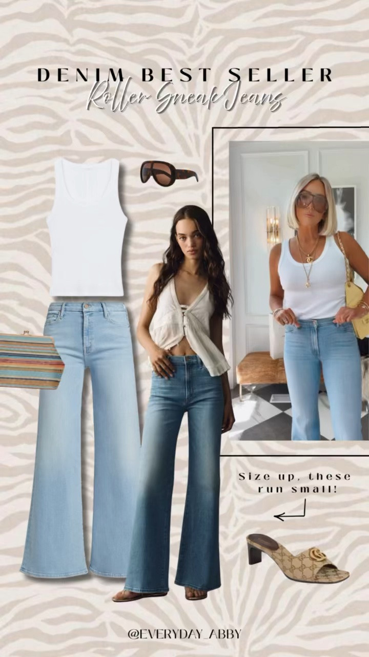 The denim that looks good on everyone… size up 1 size! ❤️🫶