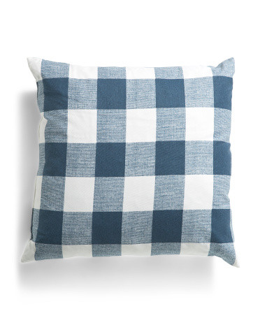 Made In Usa Gingham Pillow | TJ Maxx
