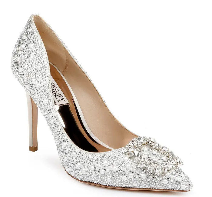 Badgley Mischka Collection Cher II Pointed Toe Pump | Nordstrom | Nordstrom