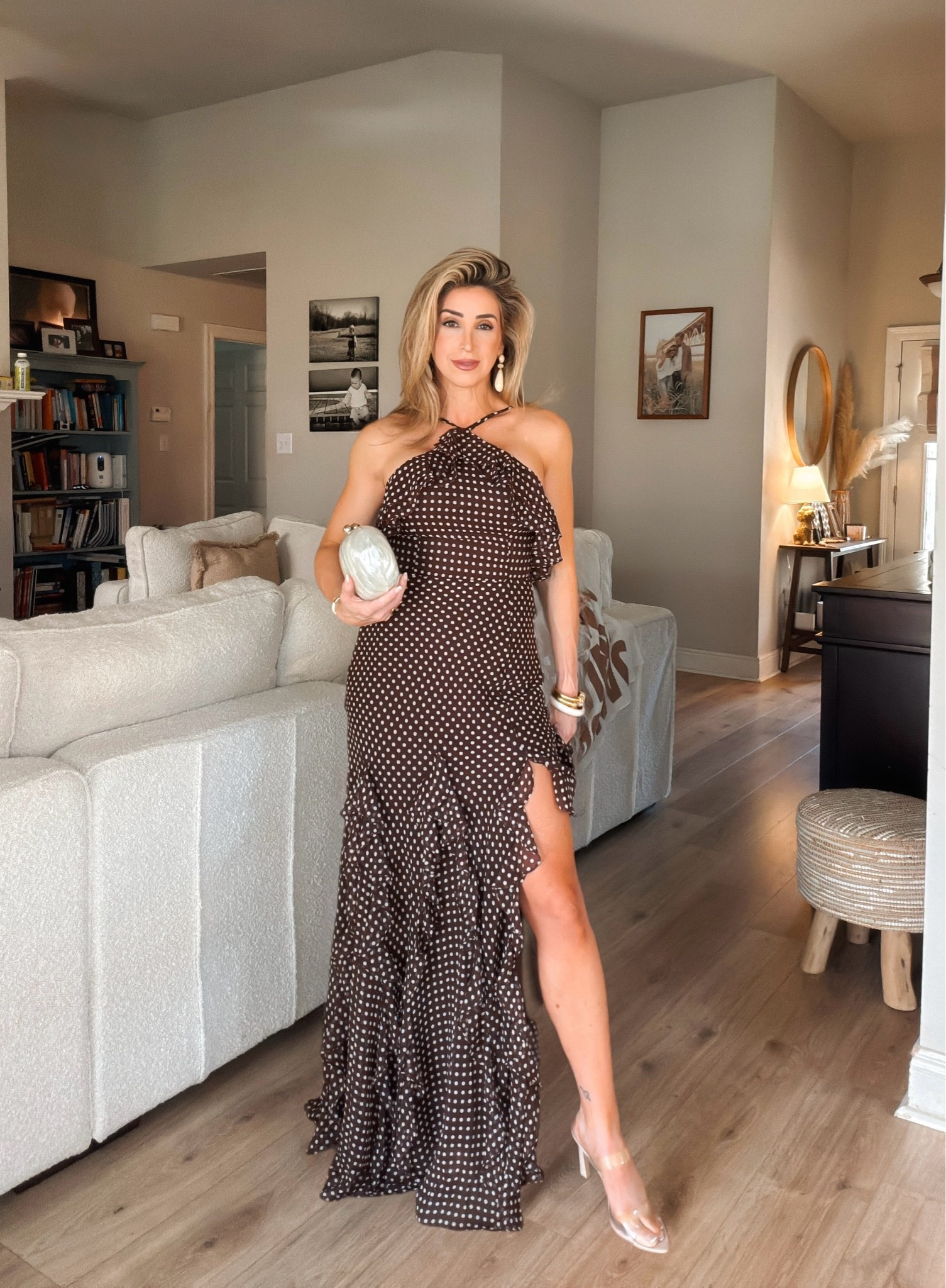 The chocolate brown polka dot dress to wear now and into early fall. 🤎🤍🤎 The gorgeous soft ruffle details throughout make it feel so special.
@Lulus 

Summer wedding guest dress, polka dot maxi dress, fall dresses, summer dresses, fall transition, summer style over 40, date night outfits

#LTKgrwm #LTKootd #LTKOver40