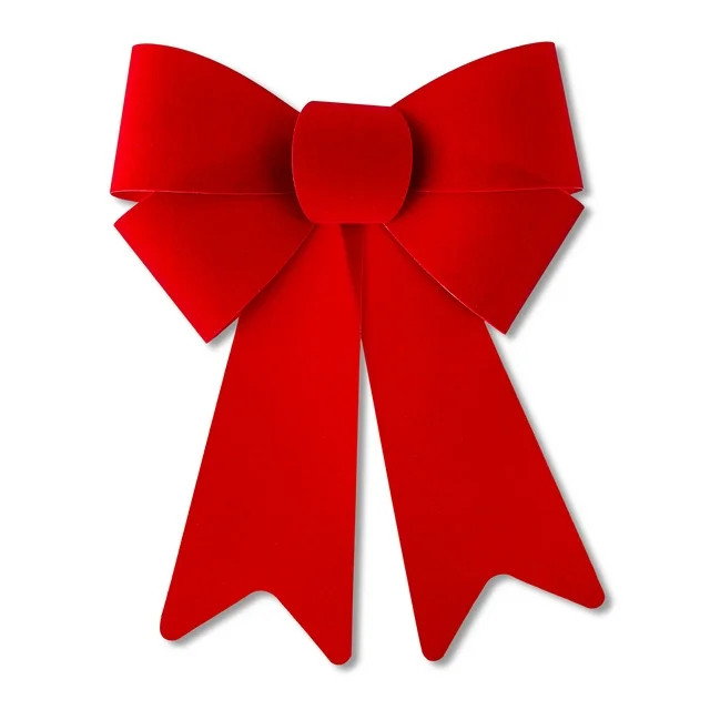 Red Christmas Bow Decoration, 9 in, by Holiday Time - Walmart.com | Walmart (US)