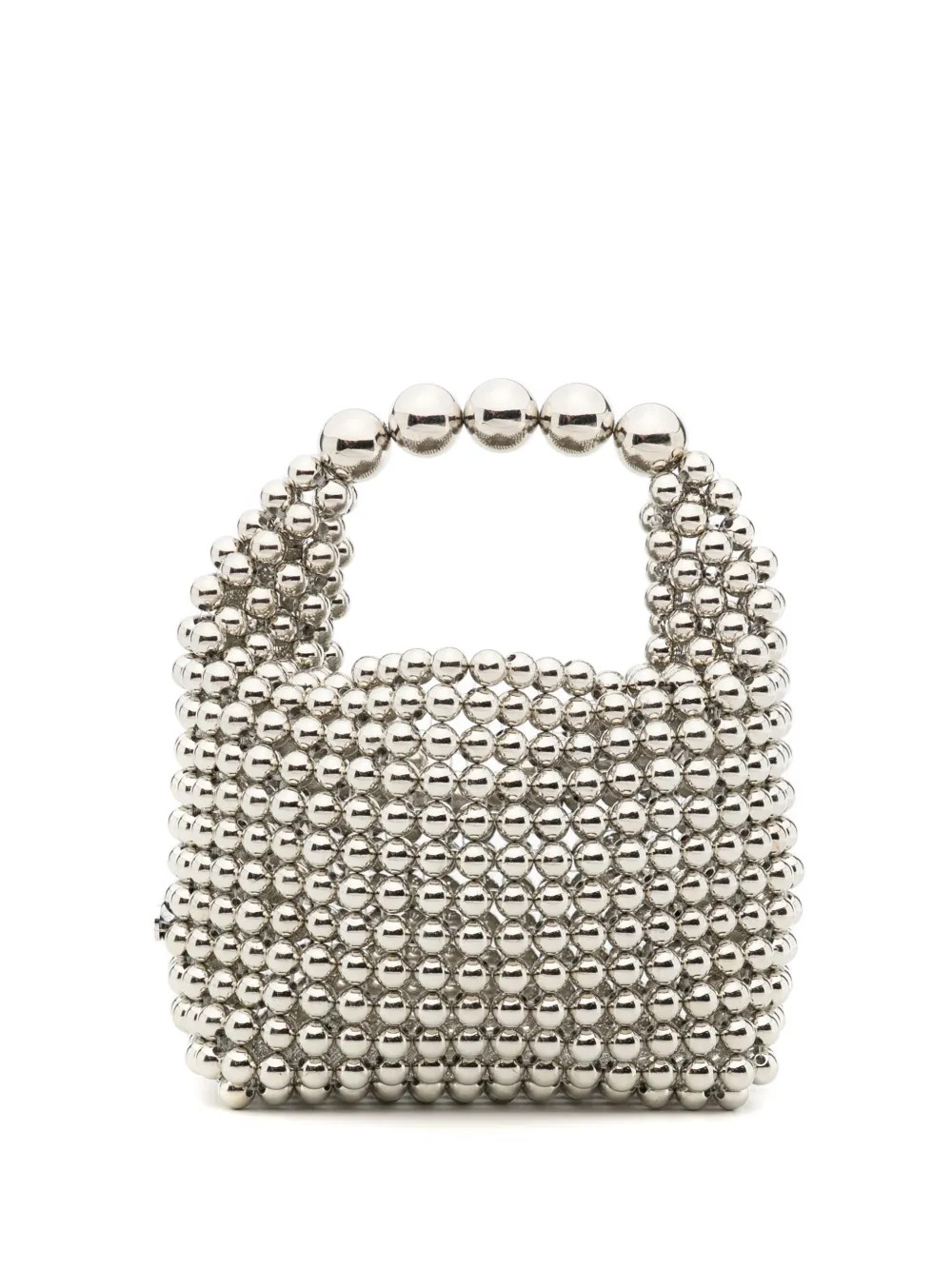 0711 Mini Jodie Tote Bag | Silver | FARFETCH | Farfetch Global