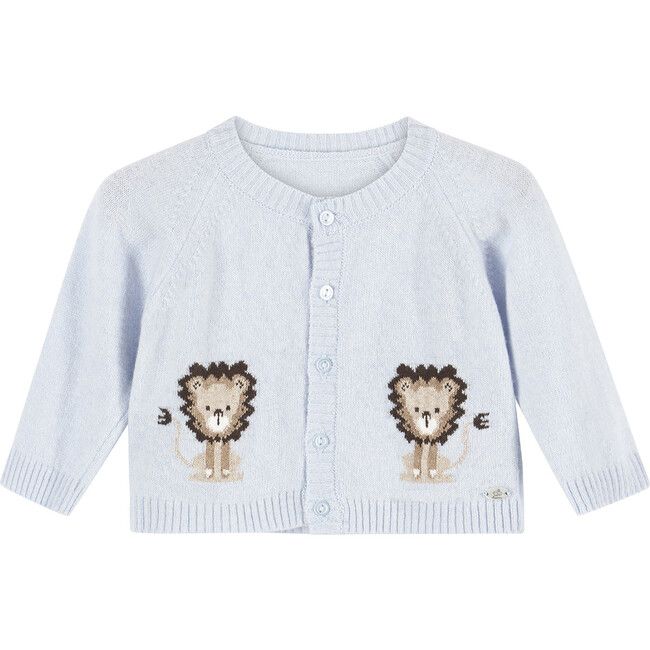 Little Augustus Cardigan, Pale Blue | Maisonette