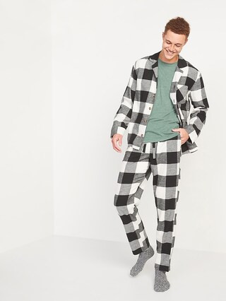 Matching Plaid Flannel Pajama Set for Men | Old Navy (US)