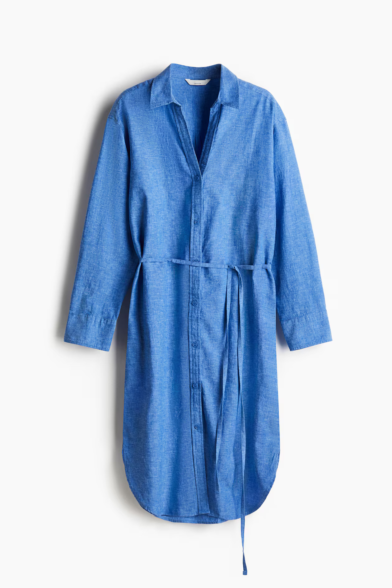 Linen-blend shirt dress | H&M (UK, MY, IN, SG, PH, TW, HK)