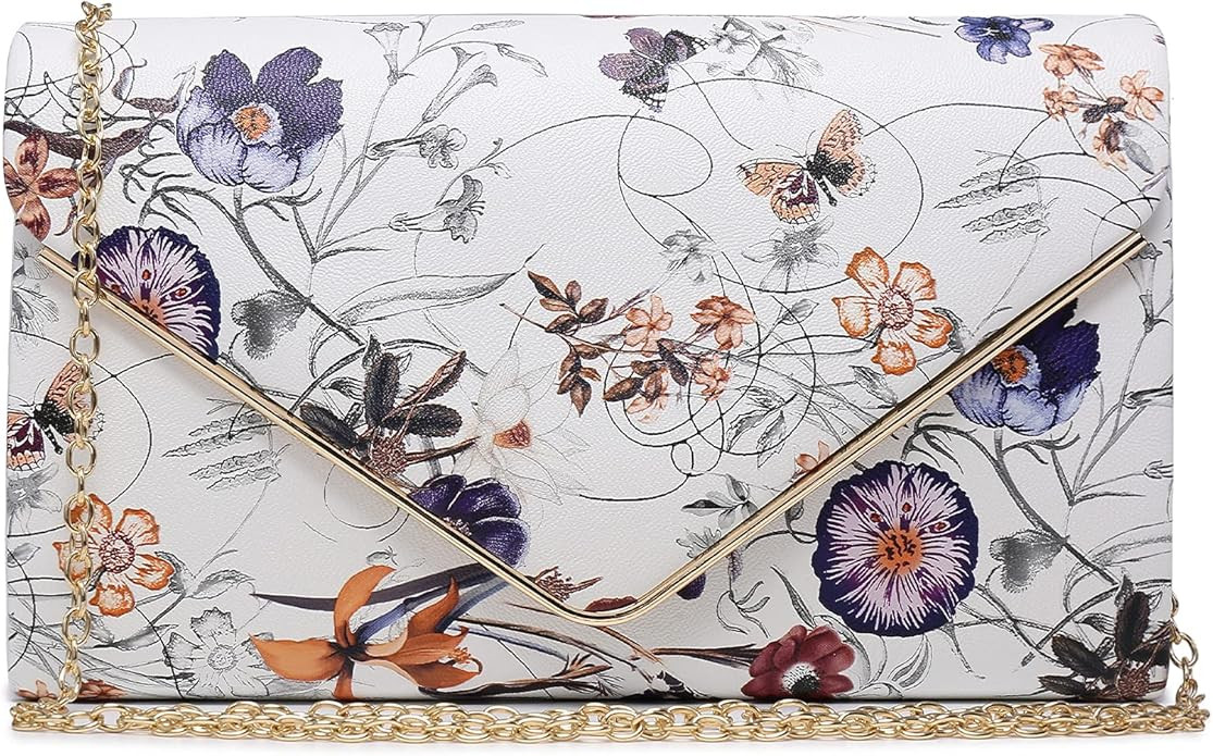 Dasein Women Faux Suede Evening Clutch Bags Formal Party Clutches Wedding Purses Cocktail Prom Cl... | Amazon (US)