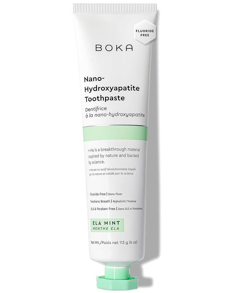 Boka Fluoride Free Toothpaste, Nano Hydroxyapatite Toothpaste, Appropriate for Sensitive Teeth - ... | Amazon (US)