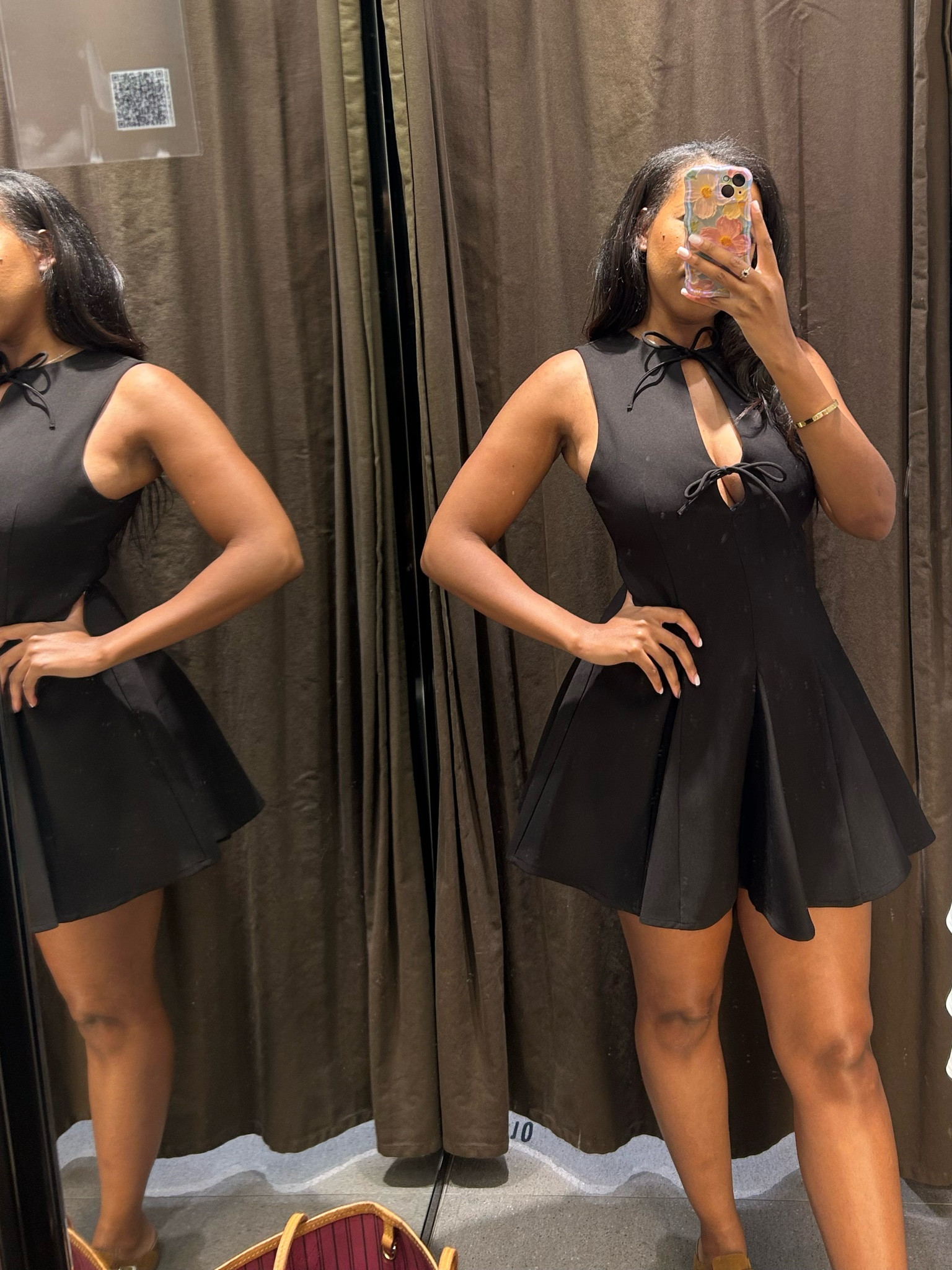 The perfect mini dress😍 comes in burgundy & white. Bow details in the front. I am wearing a size M 

#LTKStyleTip #LTKMostLoved #LTKParties