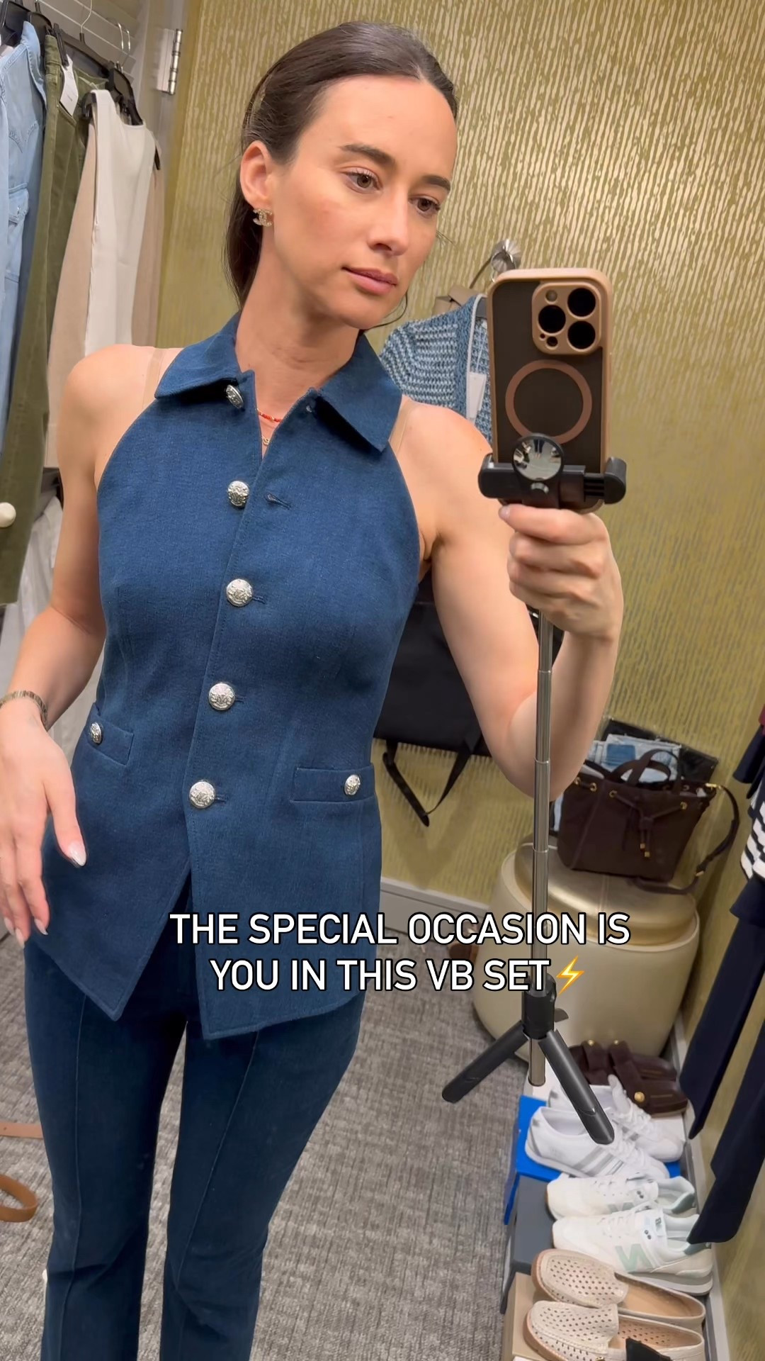 NORDI SALE: Veronica Beard Denim Set is a smoke show! True to size top, size up in the pants. 

I got :
0 top 
2 bottom

#LTKOver40 #LTKU #LTKStyleTip