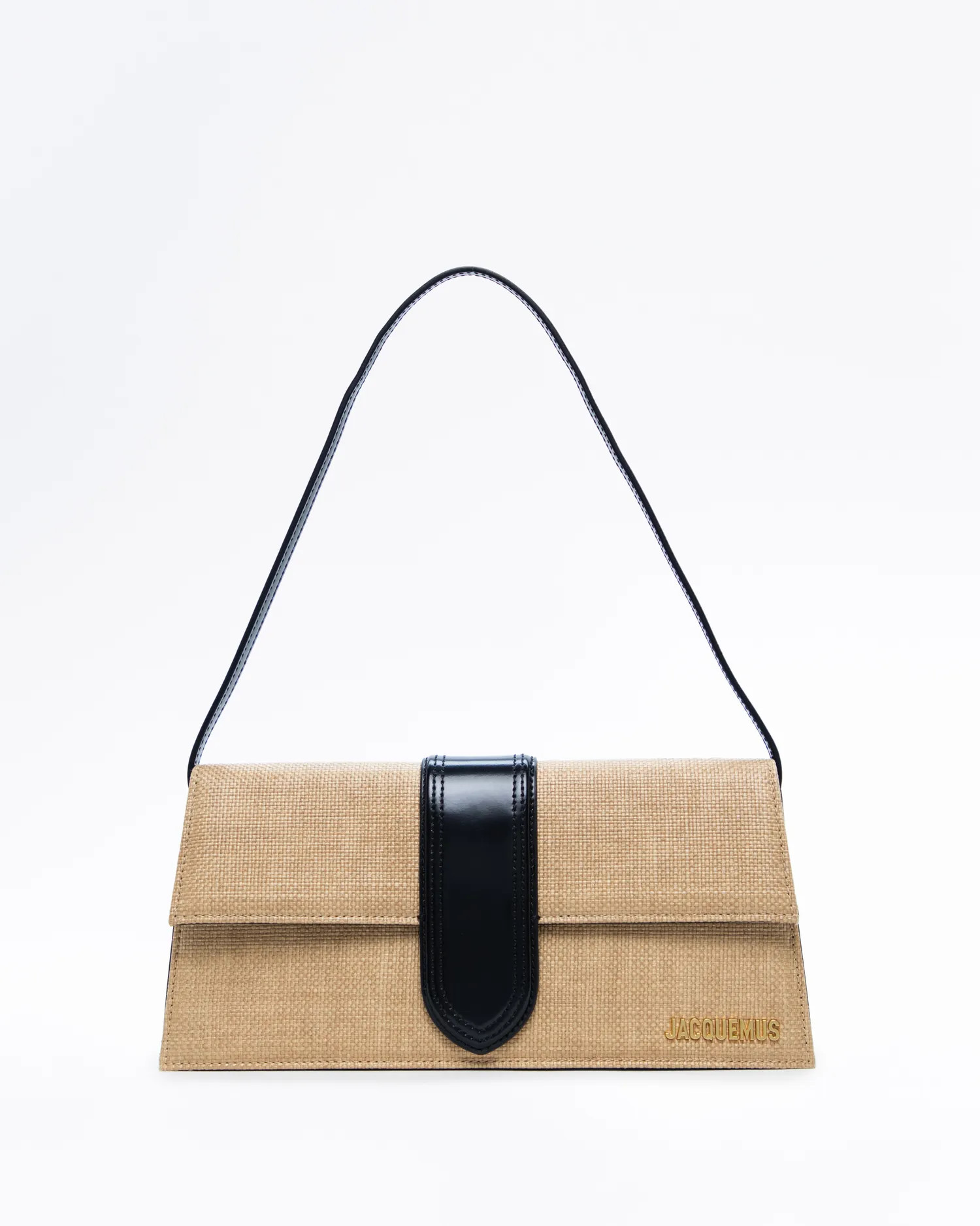 Raffia Le Bambino Long Flap Bag | Vivrelle