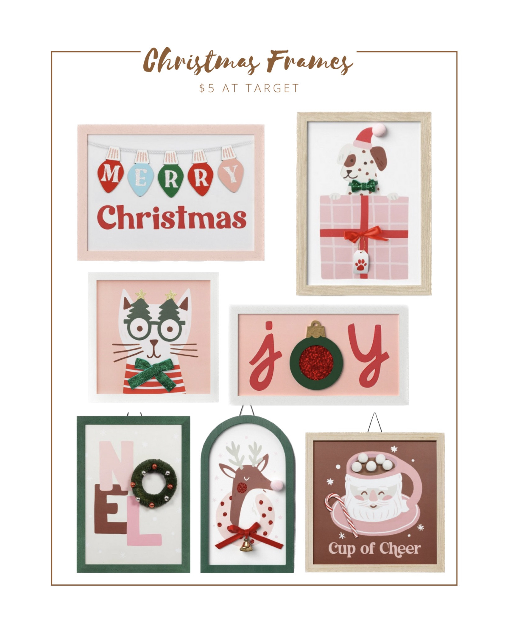 Christmas and holiday artwork only $5!! 

Target, home decor, seasonal, wall art

#LTKSeasonal #LTKhome #LTKunder50