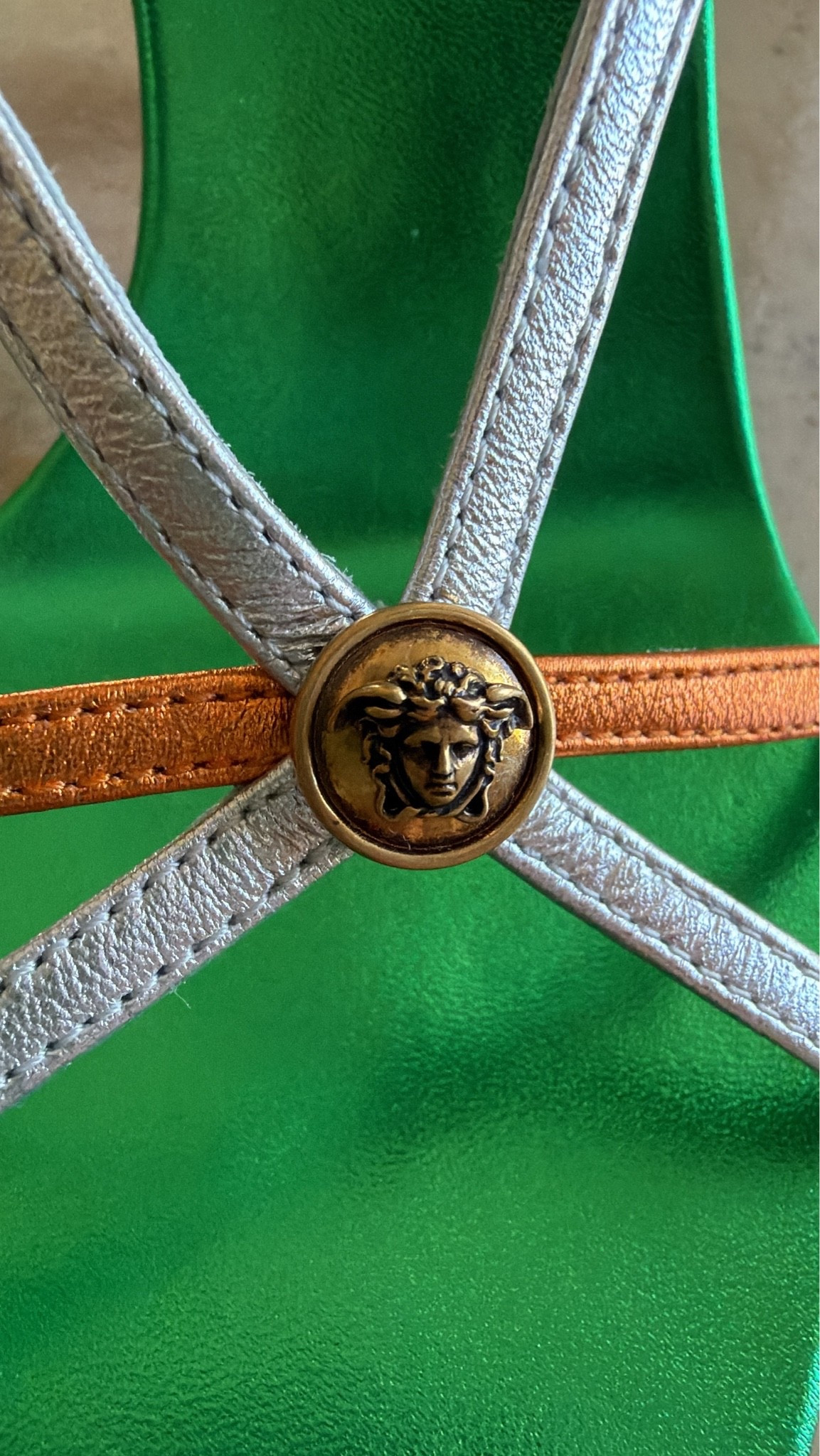 Some packages are exciting…

…and then there are the ones that make you question every other shoe in your closet. 😏💚

The second I opened this box I knew these were going to be dangerous. The emerald satin. The metallic straps. The little Medusa detail. Every single thing about them is giving vacation in Italy meets bougie lunch date.

Safe to say… I’m officially obsessed.

Now the only question is… what should I style them with first? White linen? Denim? A little black dress? Because I already have about 17 outfits planned in my head. 😂

Comment GREEN and I’ll send you the details. 💚

#Versace #LuxuryFashion #DesignerShoes #LuxuryUnboxing #NicoleColeeStyle

#LTKdayinmylife #LTKgrwm #LTKootd