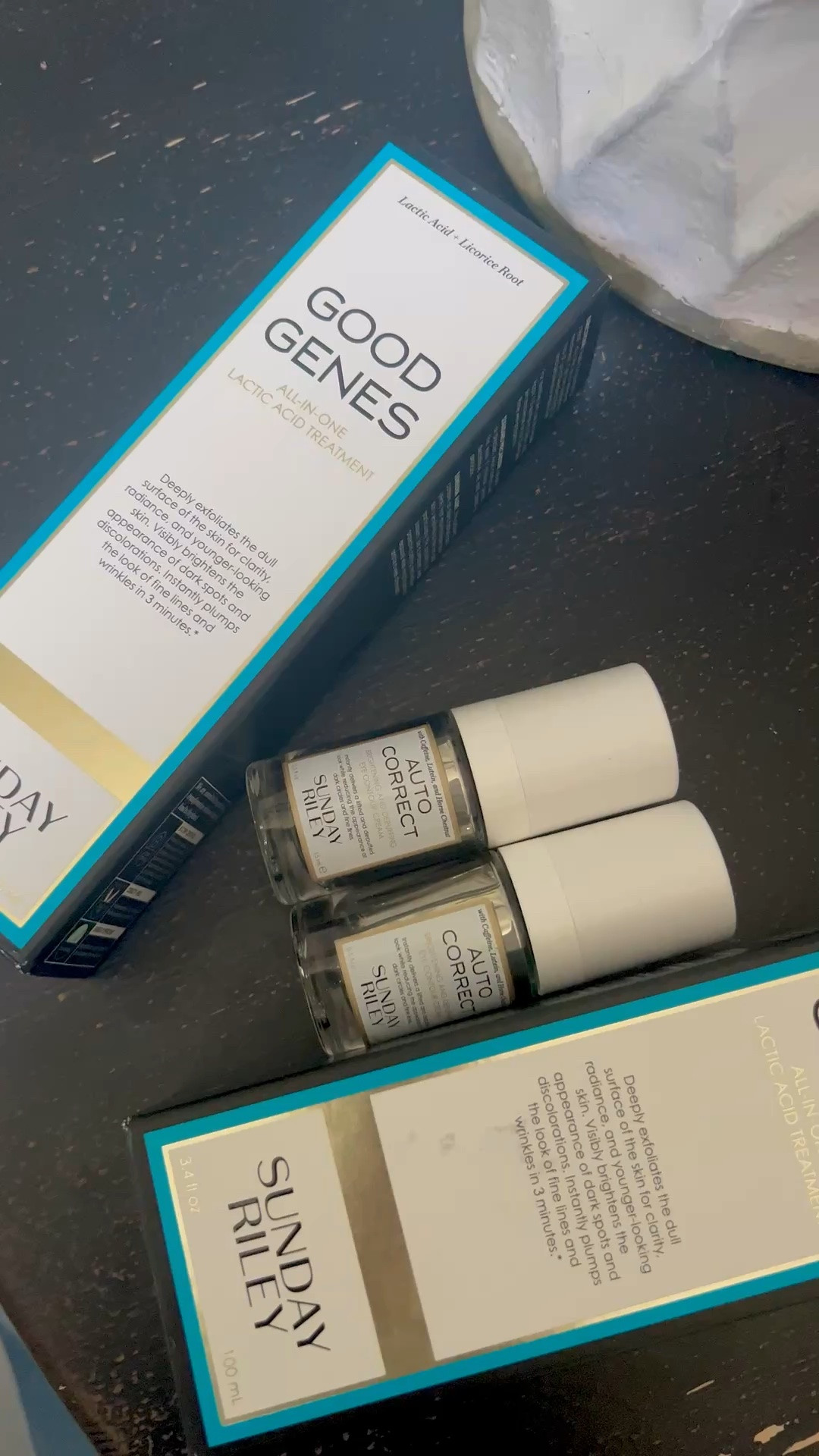 Sunday Riley skincare staples from the Nordstrom Anniversary Sale! Both better deals than the Sephora sale.

Good Genes is a daily AM staple. Leaves your skin plump and smooth.

Auto-Correct is the absolute best AM eye cream. It really depuffs your under-eyes better than anything I’ve tried.

#LTKSaleAlert #LTKBeauty