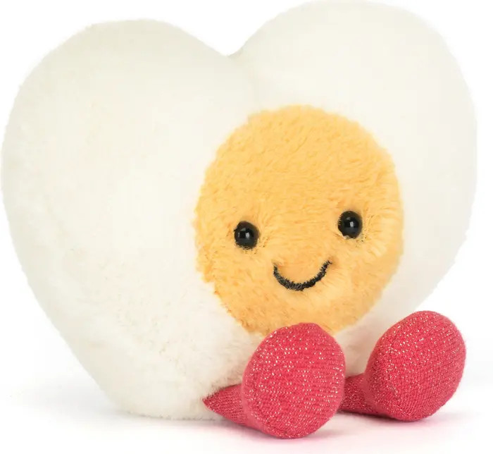 Jellycat Amuseables Heart Boiled Egg Stuffed Animal | Nordstrom | Nordstrom