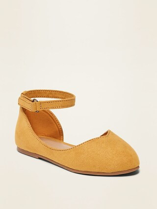 Faux-Suede Pointy-Toe Ballet Flats for Toddler Girls | Old Navy (US)