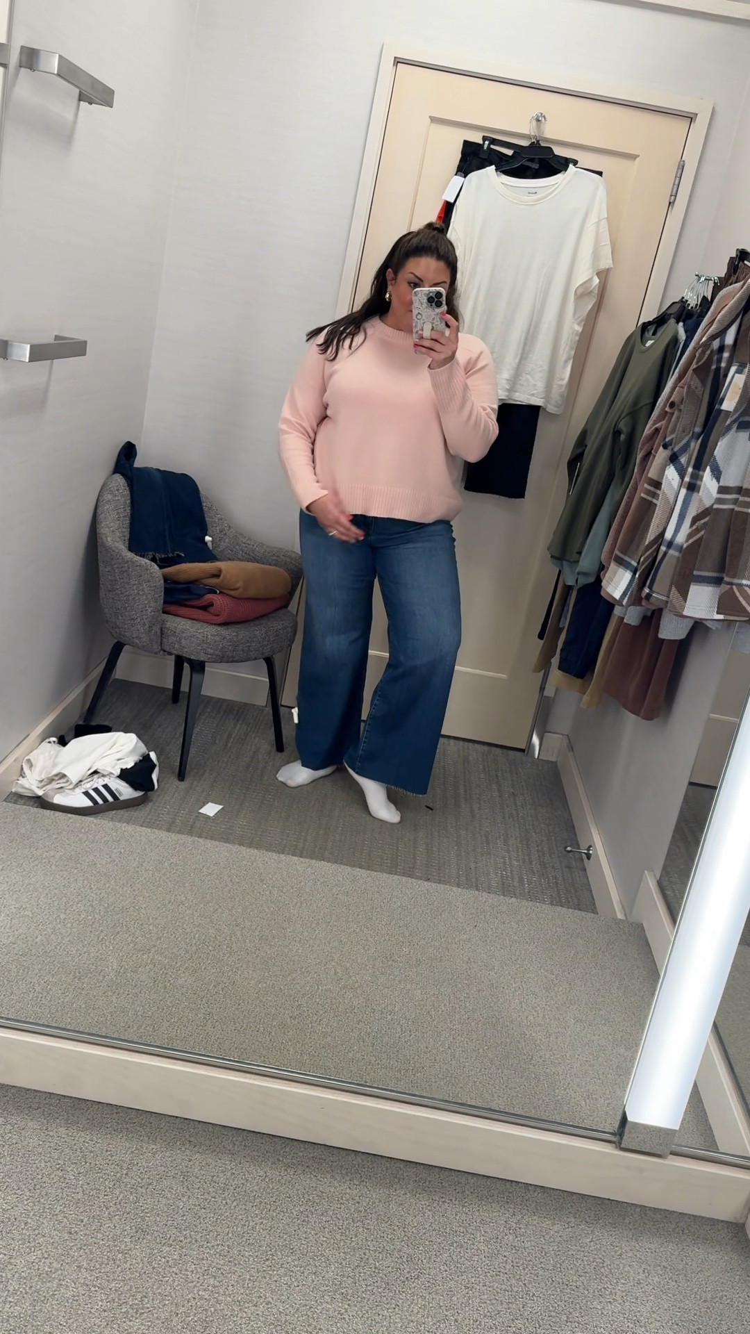 Size XL in this sweater but could have done a L. 

#LTKMidsize #LTKSaleAlert #LTKxNSale