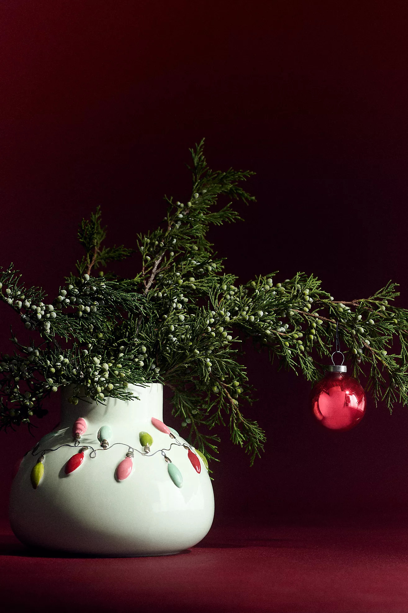 String Light Mint Ceramic Vase | Anthropologie (US)