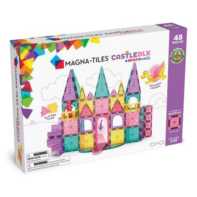 Magna-Tiles Castle DLX 48-Piece Magnetic Construction Set | eBay US