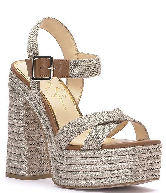 Jessica Simpson Brycen Braided Espadrille Platform Sandals | Dillard's | Dillard's