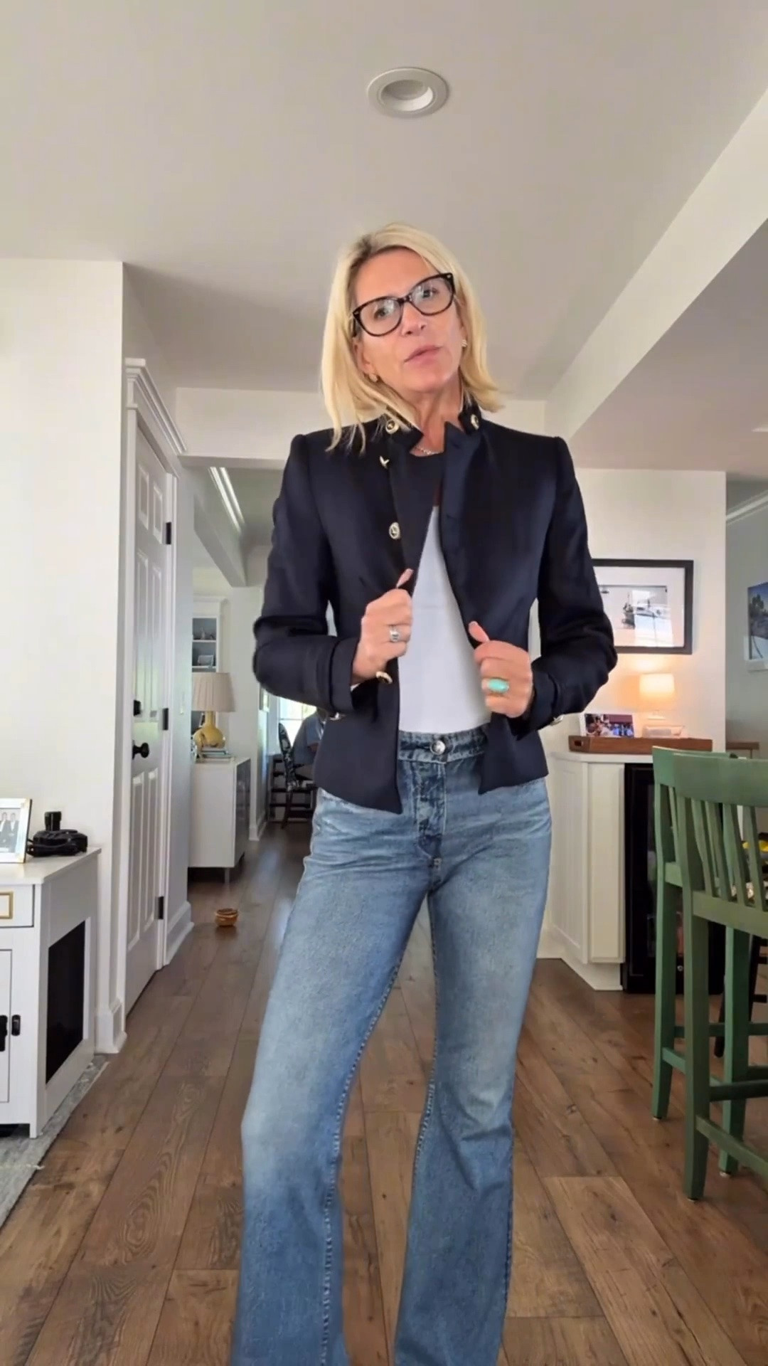 Travel outfits should work as hard as you do! ✈️ This lightweight blazer is the perfect layer for chilly air conditioning, while these comfortable wide-leg jeans and a classic tee keep the look effortless from the road to your destination. It’s one of those outfits that feels as good as it looks.

💡 LTK MADE EASY
❤️ Heart = Support my posts!
🔖 Save = Get sale & restock alerts
📋 Lists = Keep favorites organized
📲 Share = Send lists and products to a friend. Hello, Christmas List!
💬 Comment = Ask me anything about what I’m wearing. :-)

lightweight blazer, navy blazer, travel outfit, wide leg jeans, comfortable jeans, classic white tee, casual chic outfit, travel style, everyday outfit, capsule wardrobe, over 50 fashion, polished casual look

#LTKootd #LTKOver40 #LTKTravel