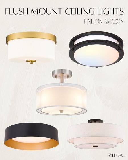 Amazon flush mount ceiling lights | home decor 

#LTKhome #LTKsalealert #LTKfindsunder100