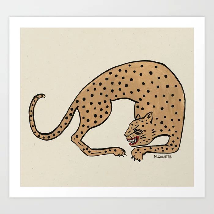 Cheetah Art Print | Society6