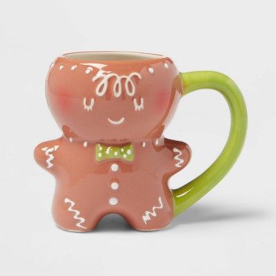 10oz Stoneware Gingerbread Man Mug - Threshold&#8482; | Target