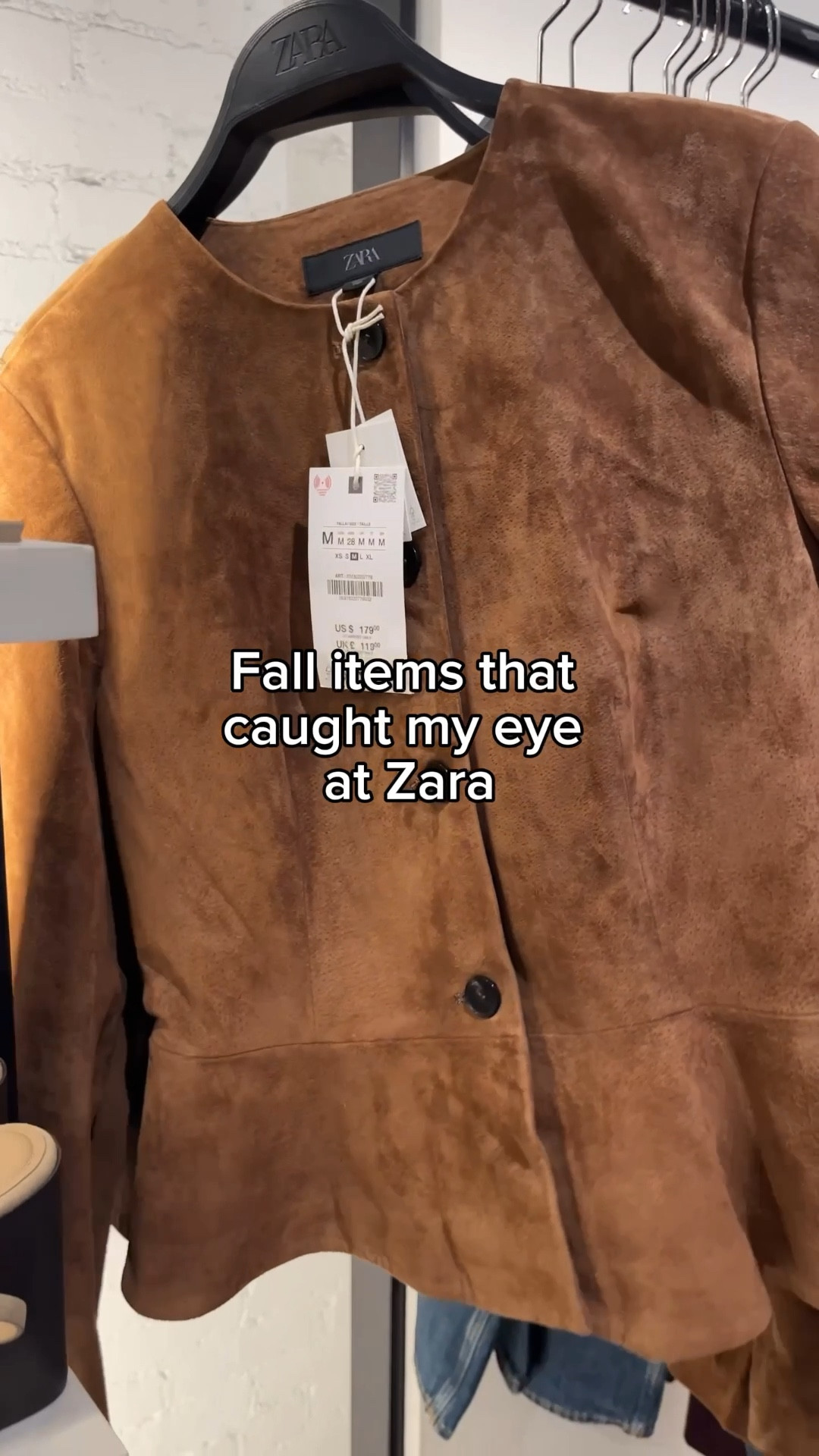 Fall items from
Zara that caught my eye! I can’t wait to show what I ended up getting! 

Follow me for more ZARA finds!

#fallfashion #zara #fallstyle #zaranewin #zaranewseason 
RIB KNIT SWEATER Brown 6771/109/700 CONTRAST PIPED SATIN MIDI DRESS Brown 1165/179/700 FAUX SUEDE CROPPED JACKET 4968/224/704 TAUPE BROWN TEXTURED MAXI DRESS 1131/826/712 Ecru ZW COLLECTION DENIM MINI DRESS Blue 5216/258/407 Tied Pajama Pants 6929/256/506 Leather Jacket Whisky 6318/232/776



#LTKFindsUnder50 #LTKSeasonal #LTKStyleTip