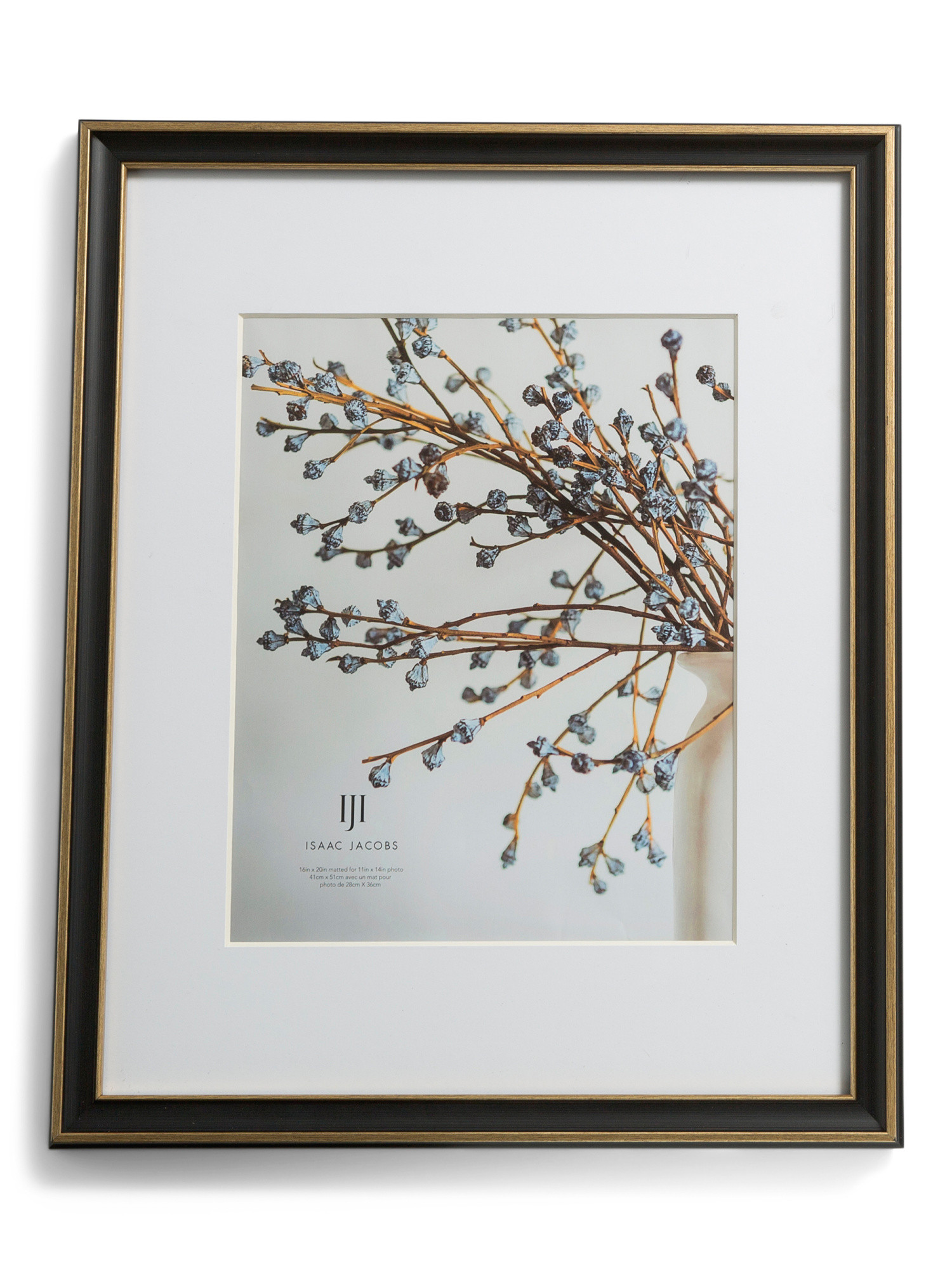 16x20 Matted 11x14 Two Tone Double Lined Beveled Wall Frame | TJ Maxx