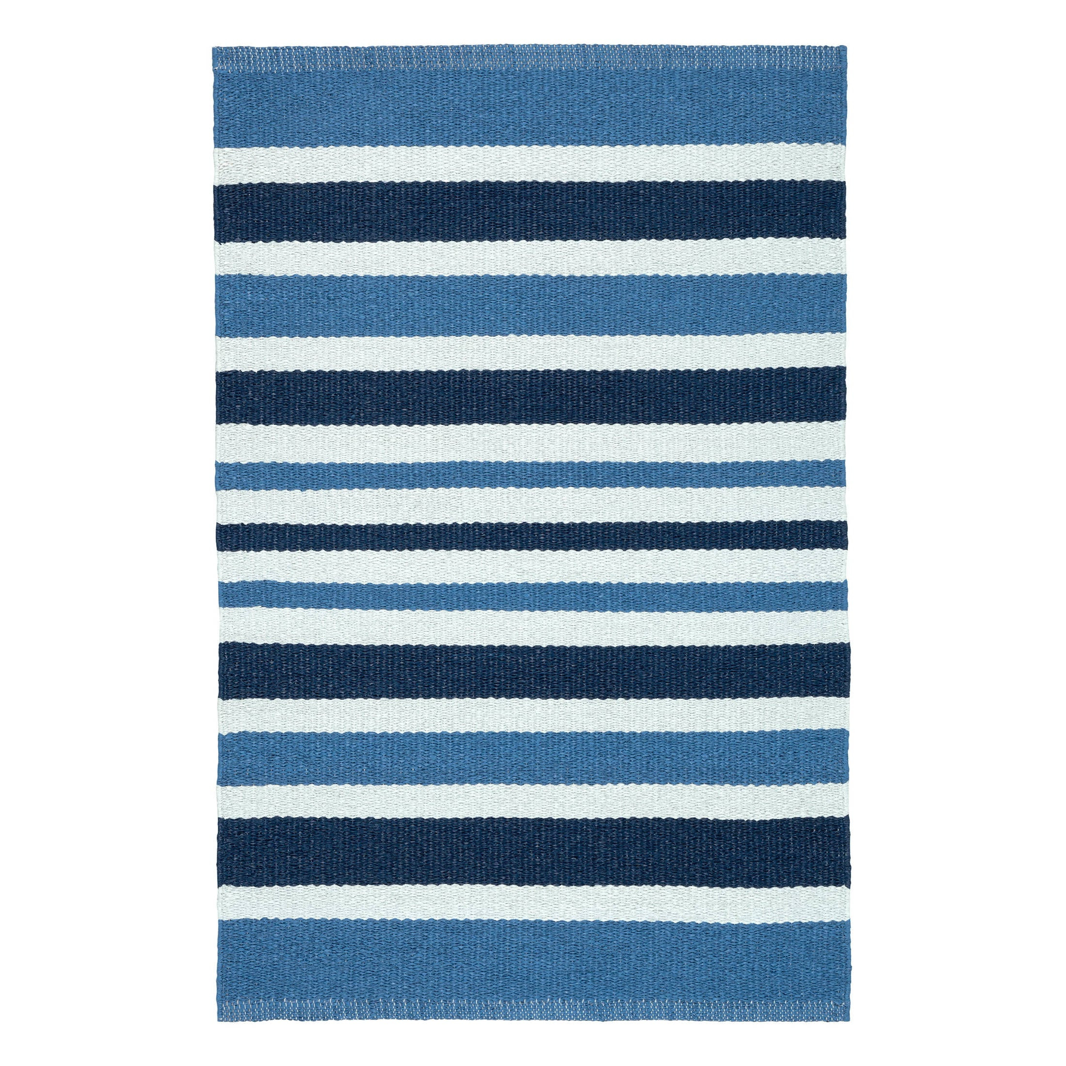 Charlie Stripe Handwoven Indoor/Outdoor Rug | Annie Selke