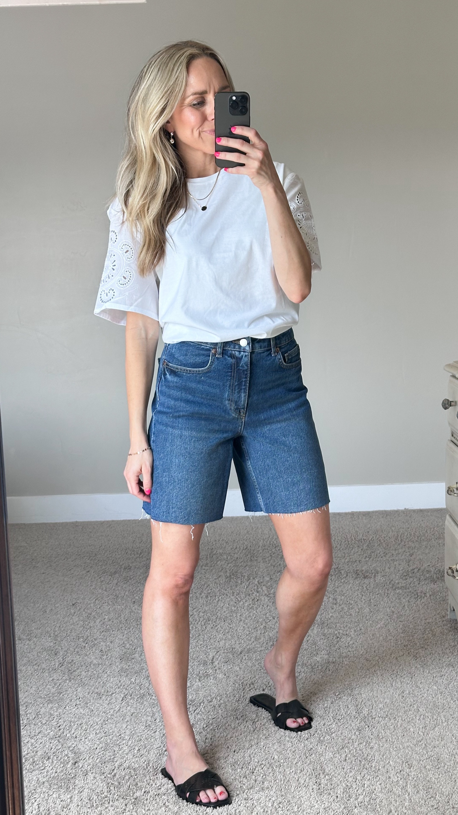 Love these Bermuda shorts and top from H&M!

I’m wearing a small in the top.

Size up one or two sizes in the shorts. 

#LTKSeasonal #LTKStyleTip #LTKFindsUnder50