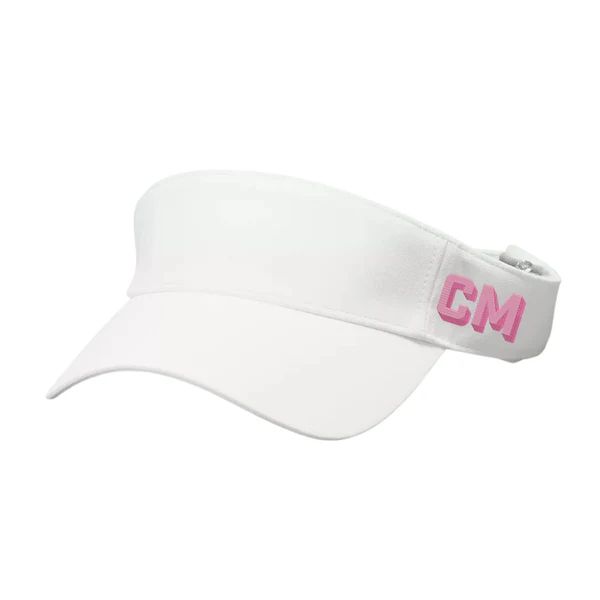 Embroidered Monogram Visor | Sprinkled With Pink