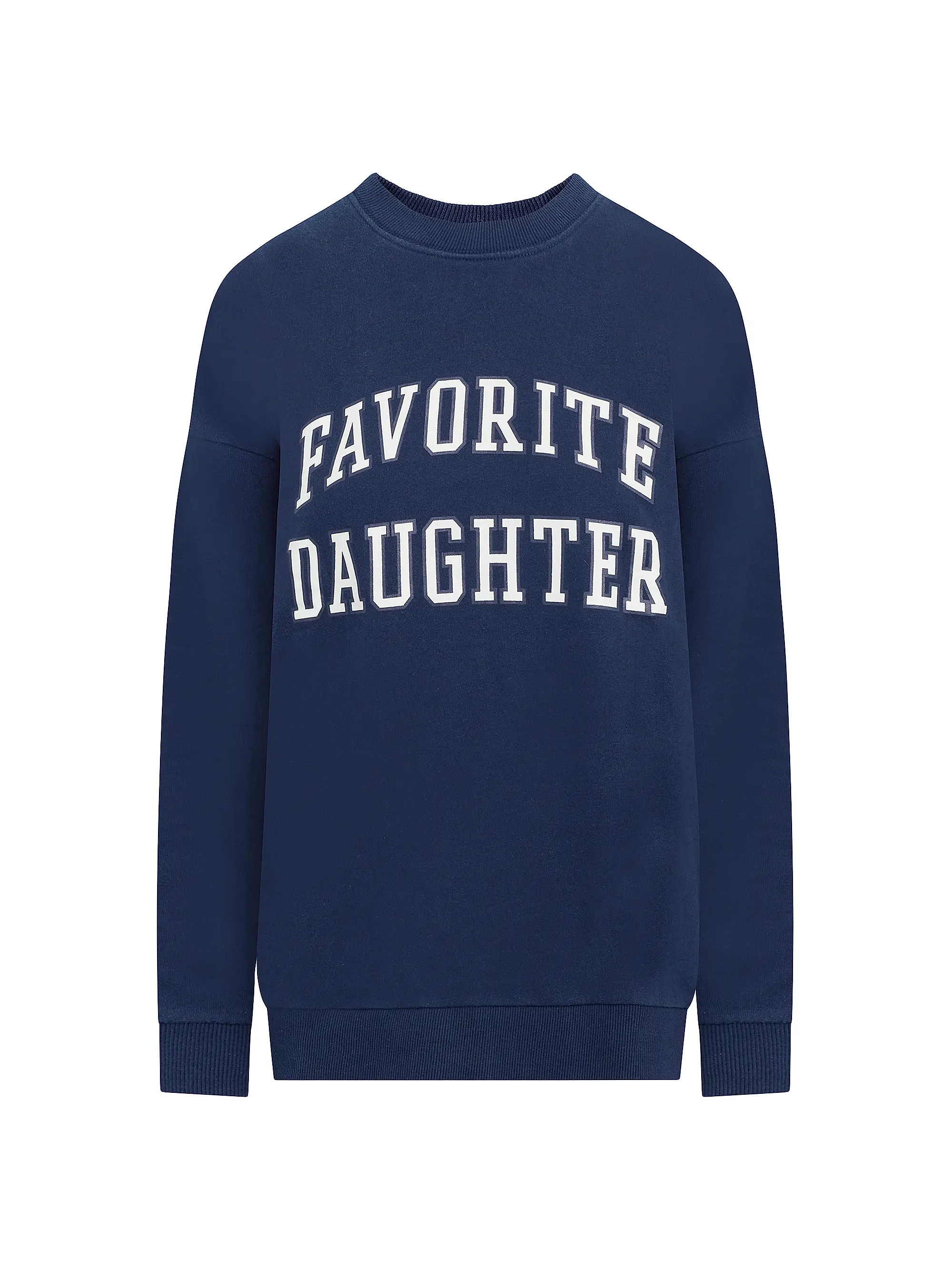 Favorite Daughter Collegiate Oversized Logo Cotton-Blend Sweatshirt | Saks Fifth Avenue | Saks Fifth Avenue