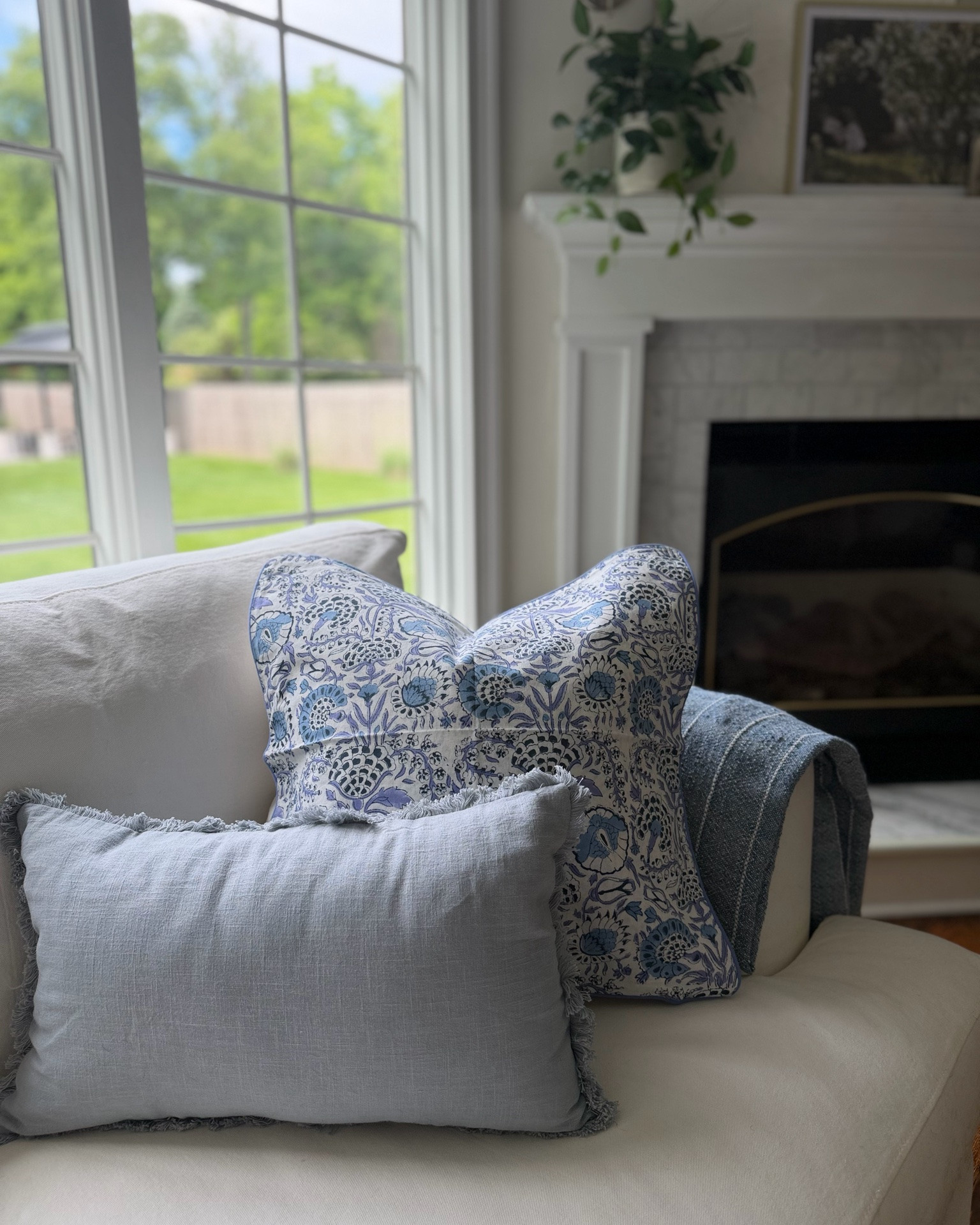 summer living room refresh feat. bold cottagecore throw pillows 🌼

🍋 Pair a solid linen accent pillow with a fun, colorful, printed one to achieve a grandmillennial / coastal cottage aesthetic this summer!

These are truly the perfect throw pillows for summer! Each style has a unique preppy/modern/grandmillenial ottagecore - inspired pattern paired with bold color combos. 

The lovely piping around the border elevates them & totally disguises the fact that you purchased them on amazon! 😜

All of the options are so beautiful, I had a hard time choosing just one! 

Hurry & choose your favorites to instantly upgrade your bedroom, living room, & patio for summer!! ☀️

.
.
summer home decorating tips 
interior design tips
light blue throw pillow combos
coastal style accent pillows 
#summerdecor #summerhome #coastalstyle  #affordabledecor #beachhousestyle #cottagecore

#LTKSeasonal #LTKmorningroutine #LTKHome