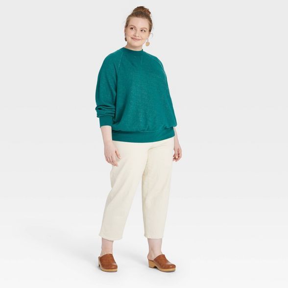 Women's Rib-Knit Sweatshirt - Universal Thread™ | Target