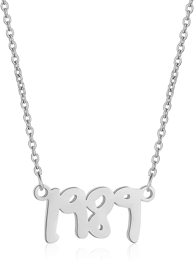 All too well 1989 Reputation Singer Signature Necklace Music Lover Gifts Inspired Fan Gifts | Amazon (US)