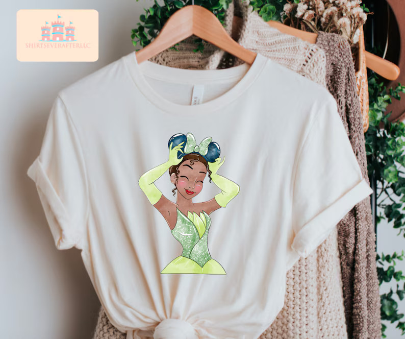 Tiana Shirt, Princess Shirt, Princess Outfit, Princess Birthday, Princess Tiana , Princess Tees, ... | Etsy (US)