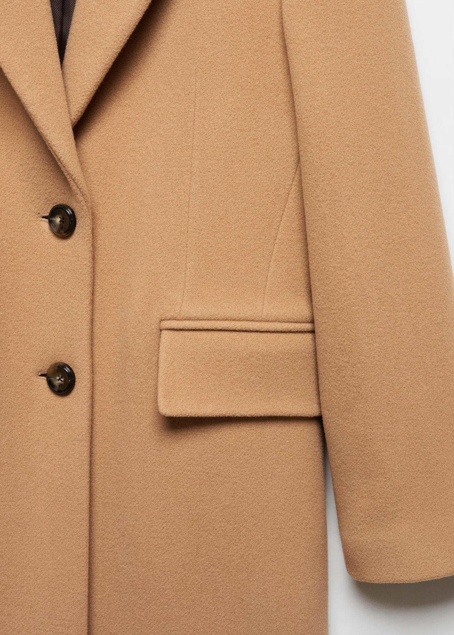 Virgin wool midi-coat - Women | MANGO USA | Mango (US/MX/AU)