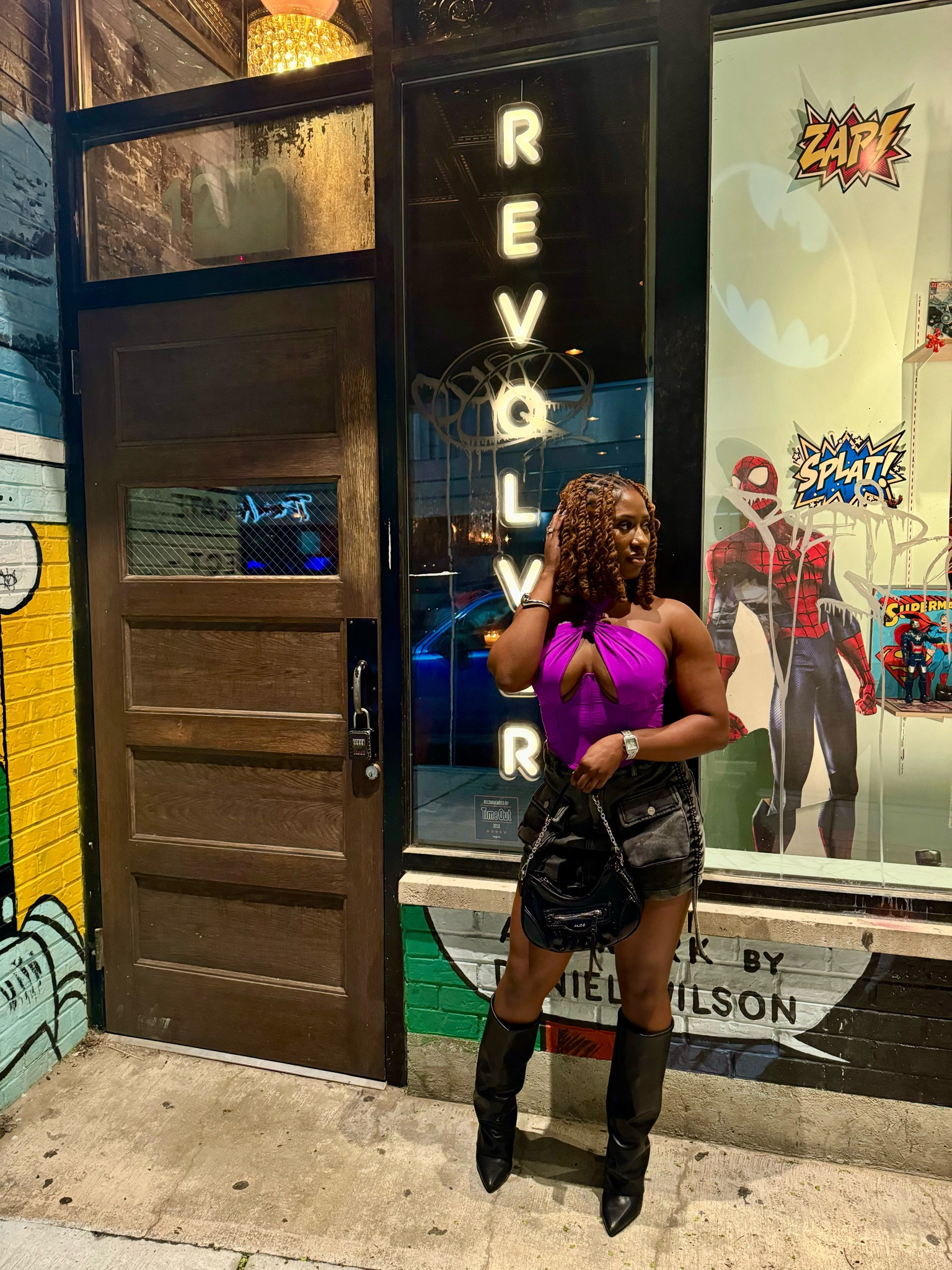 A night out bar hopping in chicago. The skirt boot combo is perfect for night time attire.

#LTKstyletip #LTKfindsunder50