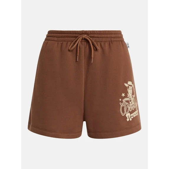 Toy Story Women's Woody's Roundup Graphic Fleece Shorts, Sizes XXS-XXL | Walmart (US)